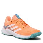 Chaussures de handball adidas novaflight primegreen orange pour femme / adulte - indoor volley - ball ...
