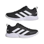 Chaussures de handball indoor adidas court team bounce 2. 0 - core black / white / core black - 40