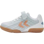 Chaussures de handball indoor enfant hummel root elite vc - bleu - lgret - respirant - zone dadaptation ...