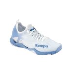Chaussures de handball indoor femme kempa wing lite 2. 0 - blanc / bleu - taille 43 Chaussures de handball indoor femme kempa wing lite 2. 0 - blanc / bleu - taille 43