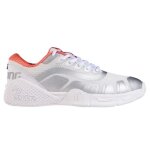 Chaussures de handball indoor femme salming recoil kobra - blanc / living coral - taille 37 1 / 3
