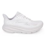 Chaussures de running - hoka one one - wwh clifton 9 - blanc - femme - usage régulier Chaussures de running - hoka one one - wwh clifton 9 - blanc - femme - usage régulier