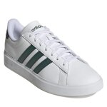Chaussures homme adidas grand court cloudfoam comfort blanc - synthtique - lacets - plat