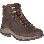 Bottes de randonn�e homme merrell vego mid leather waterproof - marron - sentier - imperm�able et respirant ...