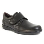 Chaussure homme en cuir fluchos luca - noir - confortable pour le travail ou les longues heures debout ...