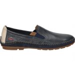 Chaussures pour homme fluchos f1174 en cuir bleu marine