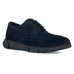 Chaussure homme geox u adacter f c oxford flat - bleu marine - 43 eu - daim - nubuck - respirante et ...