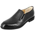 Mocassin homme en cuir noir sans lacets - belym - 022 - confortable et esthtique