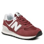 Chaussures homme new balance 574 bordeaux - dessus textile - lacets Chaussures homme new balance 574 bordeaux - dessus textile - lacets