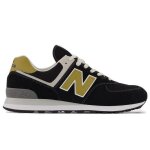 Chaussure homme new balance ml 574 rouge - lacets - textile - plat