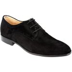 Chaussure homme richelieu de ville en cuir daim noir