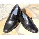 Chaussures homme richelieu de ville en cuir noir - marque - modle - confortable et lgant