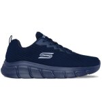 Chaussures homme - skechers - bobs sport b flex - chill edge - bleu - lacets