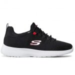 Chaussures homme - skechers - dynamight - noir - synth�tique - lacets