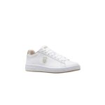 Chaussures k - swiss court shield 96599997m - k - swiss - femme - blanc - cuir - lacets