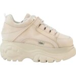 Chaussure  lacets buffalo 1339 - 14 2 - 0 - blanc - femme - crme - buffalo - adulte - cuir - lacets ...
