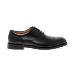 Chaussures � lacets homme clarks coli bo n en cuir noir - richelieu avec pointe et semelle en cuir et ...