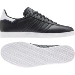 Chaussures de lifestyle adidas gazelle - homme - cuir - noir / blanc - adidas originals - plat - lacets ...