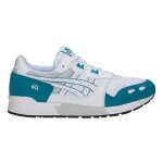 Chaussures de lifestyle asics tiger gel - lyte - blanc / bleu - homme - textile - lacets