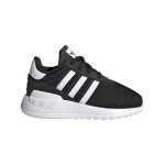 Chaussures de lifestyle enfant adidas originals la trainer lite - noir / blanc - textile - lacets - plat ...