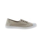 Chaussures de lifestyle femme - victoria - 1915 anglaise - beige - coton biologique - lacets