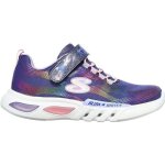 Skechers s - lights glow - brites - basket lumineuse fille bleu multicolore lacets �lastiques - t. 29 ...