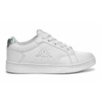Chaussures lifestyle - kappa - adenis sportswear - enfant - garon - lacets - blanc