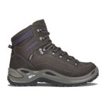 Chaussures de randonn�e - lowa - renegade gtx mid - femme - noir - respirant