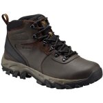 Chaussures de marche - columbia - newton ridge plus ii - waterproof - marron / jaune - respirant Chaussures de marche - columbia - newton ridge plus ii - waterproof - marron / jaune - respirant