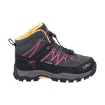 Chaussures de marche de randonne mid enfant cmp rigel waterproof - antracite - bouganville / antracite ...