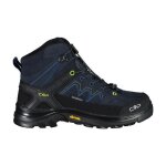Chaussures de marche de randonn�e mid jeune gar�on cmp moon waterproof - black blue - 33