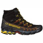 Chaussures de randonn�e - la sportiva ultra raptor ii mid gtx - noir / jaune - respirantes - montagne ...
