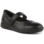 Chaussures mary jane - ecco - elli - cuir pleine fleur - semelle eva matelasse - noir