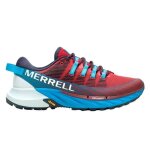 Chaussures de running - merrell - agility peak 4 - bordeaux - homme / adulte