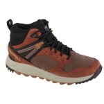 Chaussures de randonne merrell wildwood sneaker mid wp pour homme - marron