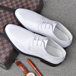 Chaussure mocassins homme - blanc - cuir pu - mariage crmonie soire costume