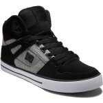 Chaussures montantes - dc shoes pure - daim - nubuck - noir - systme de lacets - homme