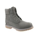 Chaussures montantes timberland 6 in premium w a1k3p gris mixte - cuir - plat - lacets Chaussures montantes timberland 6 in premium w a1k3p gris mixte - cuir - plat - lacets