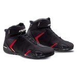 Chaussures moto ixon gambler waterproof - noir / rouge - 46