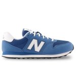 Chaussures - new balance - 500 - bleu - lacets - plat