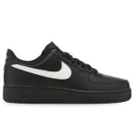 Chaussures - nike - air force 1 07 - noir - cuir - lacets