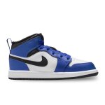 Chaussures - nike - air jordan 1 mid (ps) - enfant - bleu - respirant Chaussures - nike - air jordan 1 mid (ps) - enfant - bleu - respirant