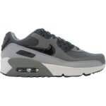 Chaussures nike air max 90 gris - mixte / enfant - cuir - lacets