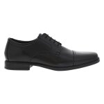 Chaussures noires en cuir  lacets pour hommes