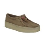 Chaussures dames - clarks originals - wallabee cup - nubuck brun clair - femme - adulte - tan - textile ...