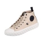 Chaussures palladium palla ace mid beige - femme / adulte - lacets - textile