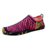Chaussures pieds nus chaussures deau tige en tissu lastique semelle en caoutchouc schage rapide antidrapant ...