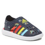Chaussures de plage pour enfant adidas water sandal c bleu marine - scratch - synth�tique