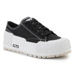 Chaussures plateforme fila cityblock noir - femme / adulte - synthtique - lacets