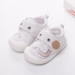 Chaussures premiers pas bb fille garon antidrapage - gris - bbmixte